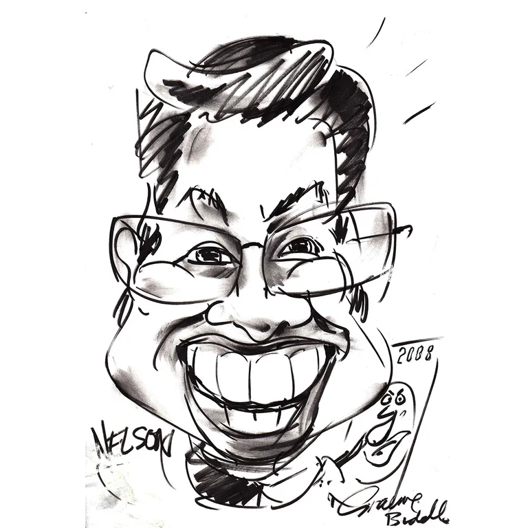 Character self-portrait by Nelson Matoma