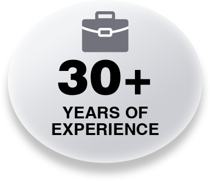 Over 30 years of experience