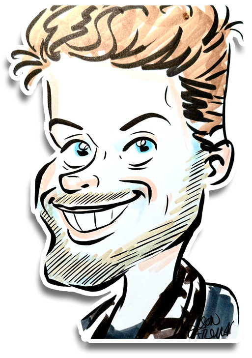 Hand-drawn caricature artwork by Nelson Matoma (11 of 30)
