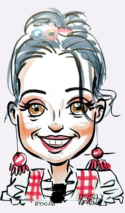 Hand-drawn caricature artwork by Nelson Matoma (13 of 30)