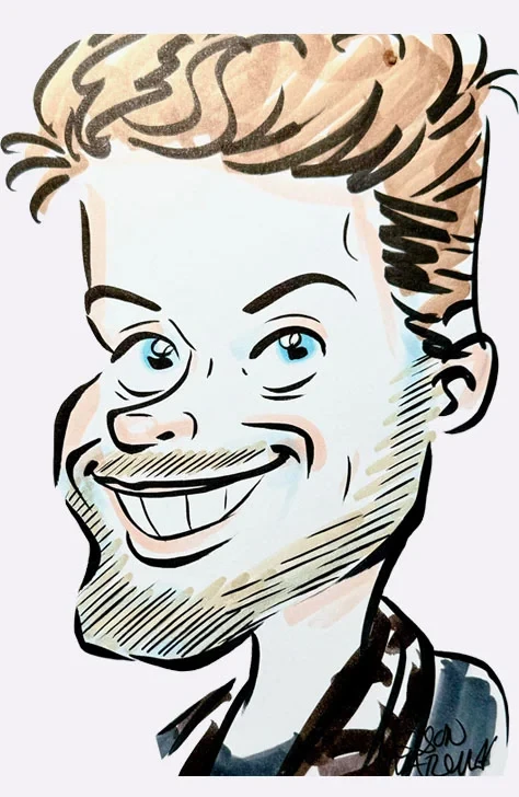 Hand-drawn caricature artwork by Nelson Matoma (11 of 30)
