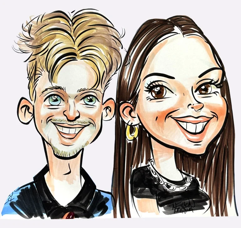 Hand-drawn caricature artwork by Nelson Matoma (22 of 30)