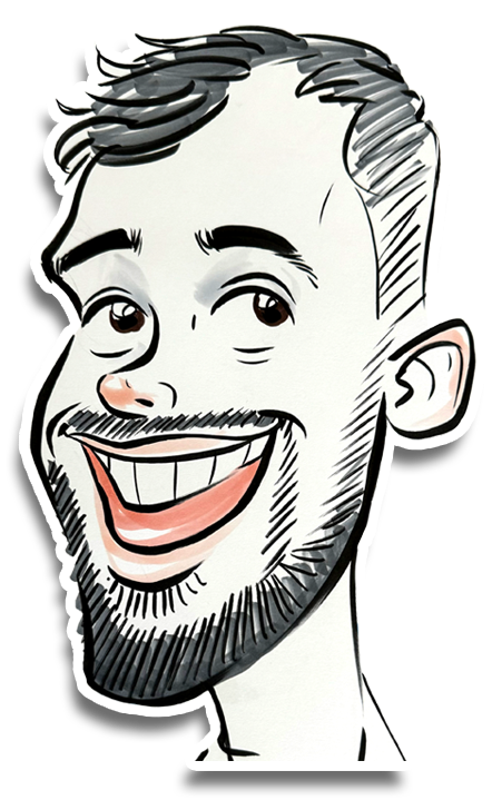 Hand-drawn caricature artwork by Nelson Matoma (20 of 30)