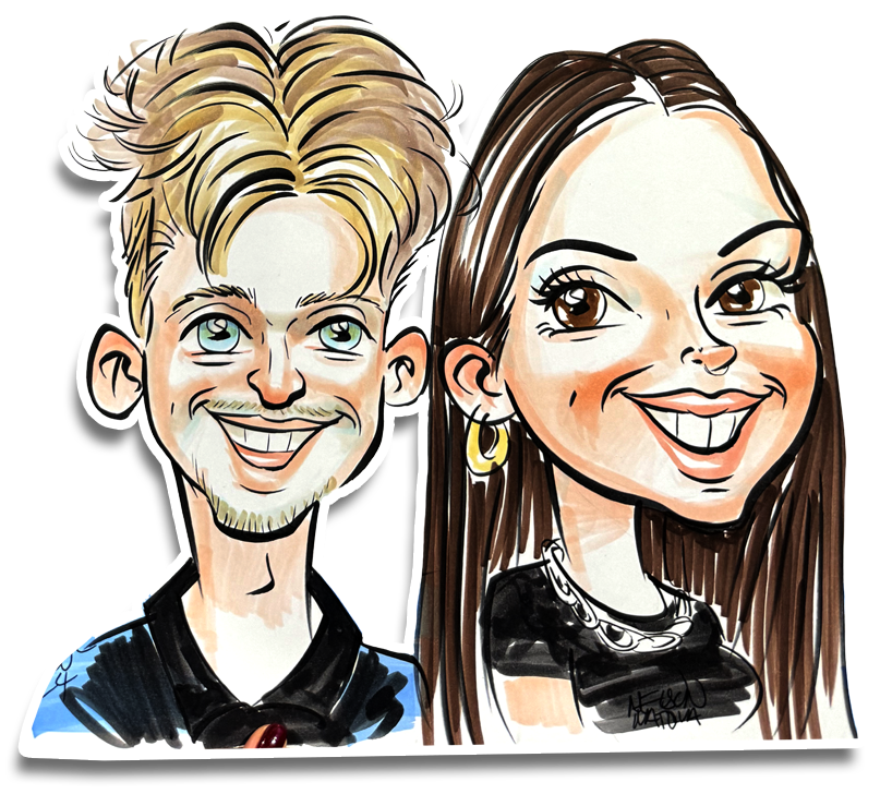 Hand-drawn caricature artwork by Nelson Matoma (22 of 30)